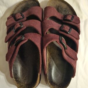 Birkenstock Betula 3-Strap Sandals- Ladies 8 Men 6
